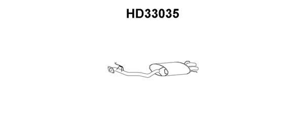 VENEPORTE Глушитель выхлопных газов конечный HD33035