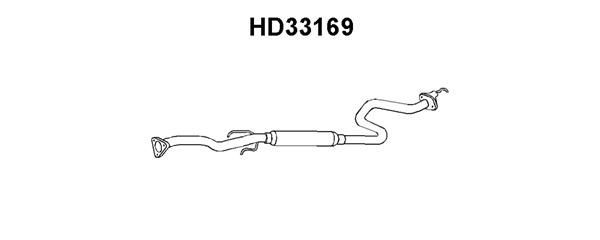 VENEPORTE Глушитель выхлопных газов конечный HD33169