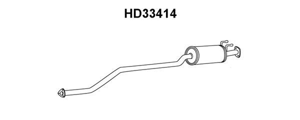 VENEPORTE Предглушитель выхлопных газов HD33414