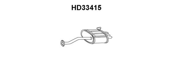 VENEPORTE Глушитель выхлопных газов конечный HD33415