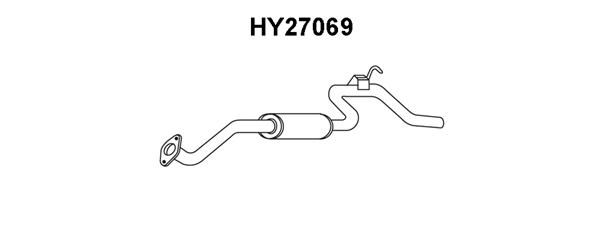 VENEPORTE Глушитель выхлопных газов конечный HY27069