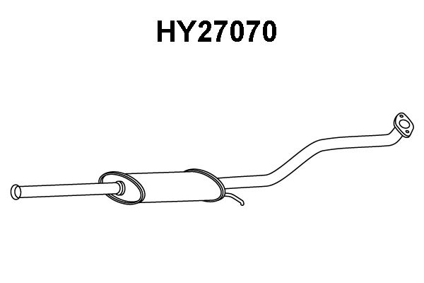 VENEPORTE Предглушитель выхлопных газов HY27070