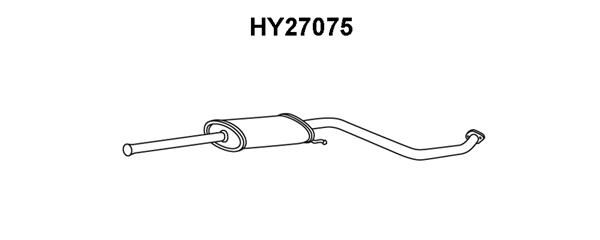 VENEPORTE Предглушитель выхлопных газов HY27075