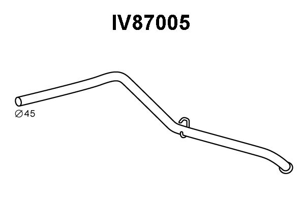 VENEPORTE Труба выхлопного газа IV87005