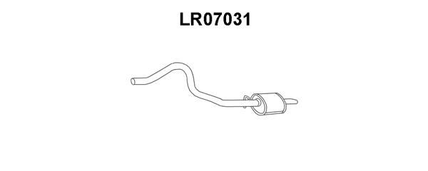 VENEPORTE Глушитель выхлопных газов конечный LR07031