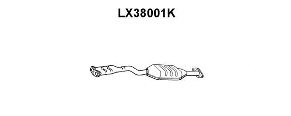 VENEPORTE katalizatoriaus keitiklis LX38001K