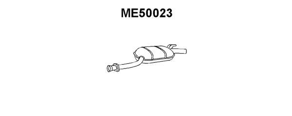 VENEPORTE Средний глушитель выхлопных газов ME50023