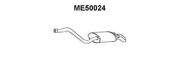 VENEPORTE Глушитель выхлопных газов конечный ME50024