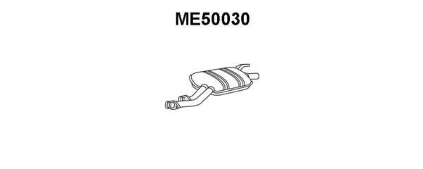VENEPORTE Средний глушитель выхлопных газов ME50030