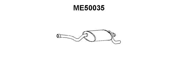 VENEPORTE Глушитель выхлопных газов конечный ME50035