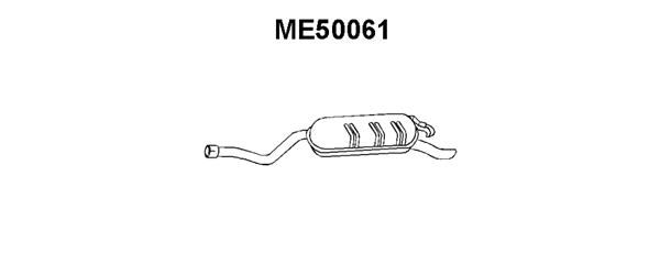 VENEPORTE Глушитель выхлопных газов конечный ME50061