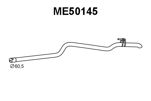 VENEPORTE Труба выхлопного газа ME50145