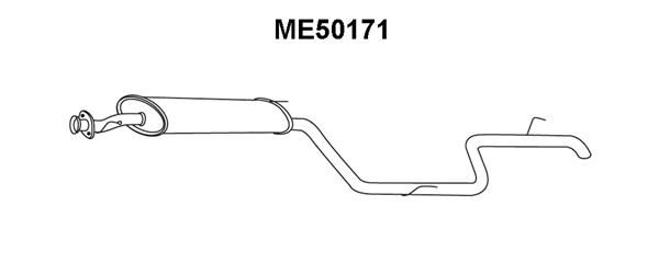 VENEPORTE Глушитель выхлопных газов конечный ME50171