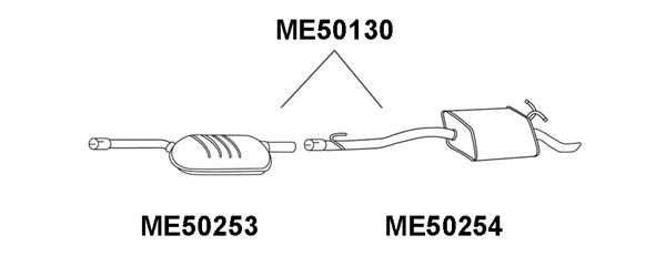 VENEPORTE priekinis duslintuvas ME50253