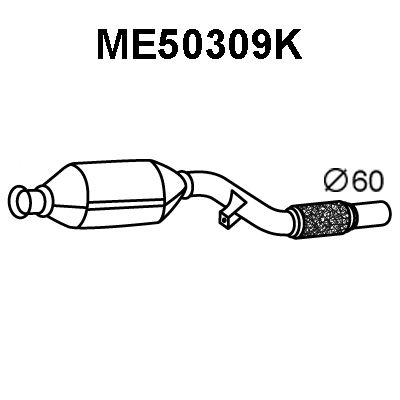 VENEPORTE katalizatoriaus keitiklis ME50309K