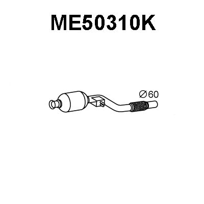 VENEPORTE katalizatoriaus keitiklis ME50310K