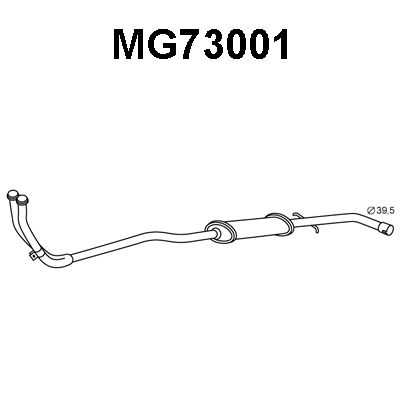 VENEPORTE priekinis duslintuvas MG73001