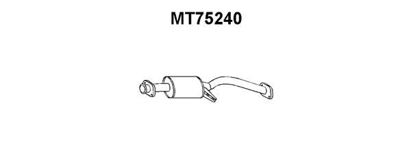 VENEPORTE Предглушитель выхлопных газов MT75240