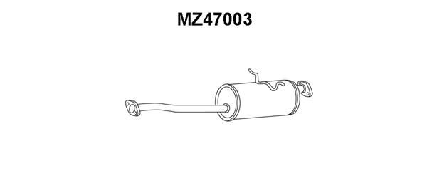 VENEPORTE Глушитель выхлопных газов конечный MZ47003