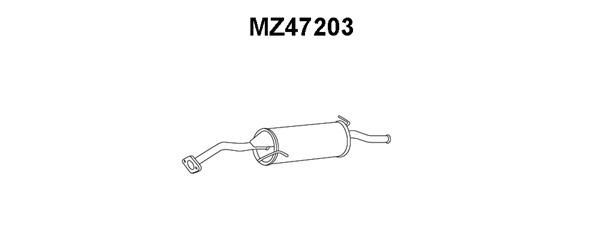 VENEPORTE Глушитель выхлопных газов конечный MZ47203