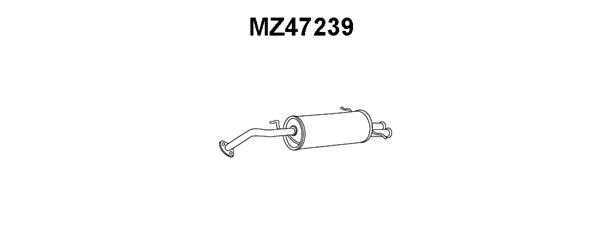 VENEPORTE Глушитель выхлопных газов конечный MZ47239