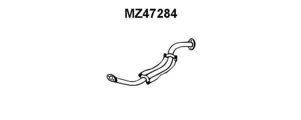 VENEPORTE Средний глушитель выхлопных газов MZ47284