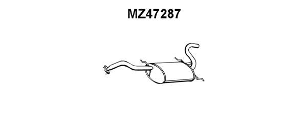 VENEPORTE Глушитель выхлопных газов конечный MZ47287