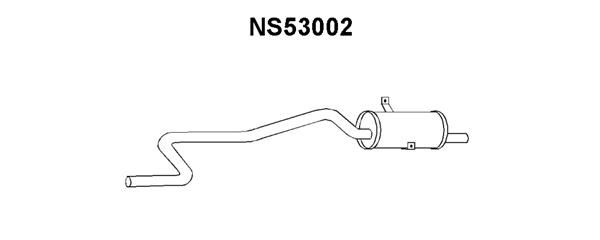 VENEPORTE Глушитель выхлопных газов конечный NS53002