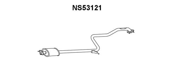 VENEPORTE Предглушитель выхлопных газов NS53121