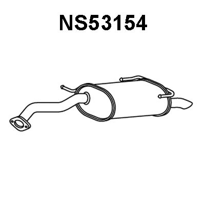 VENEPORTE Глушитель выхлопных газов конечный NS53154