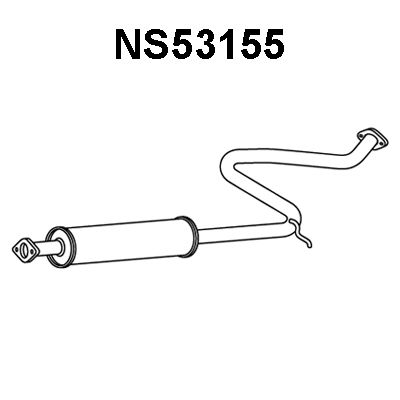 VENEPORTE Предглушитель выхлопных газов NS53155