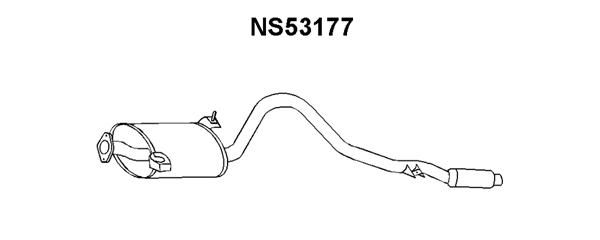VENEPORTE Глушитель выхлопных газов конечный NS53177