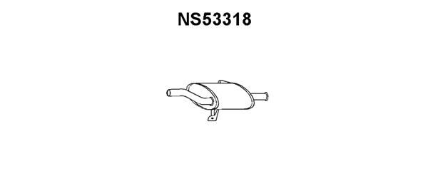 VENEPORTE Глушитель выхлопных газов конечный NS53318