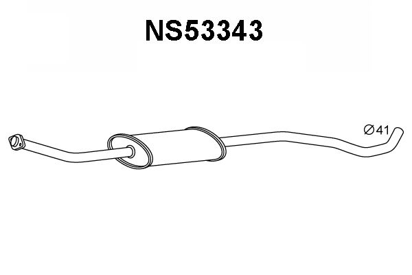 VENEPORTE vidurinis duslintuvas NS53343