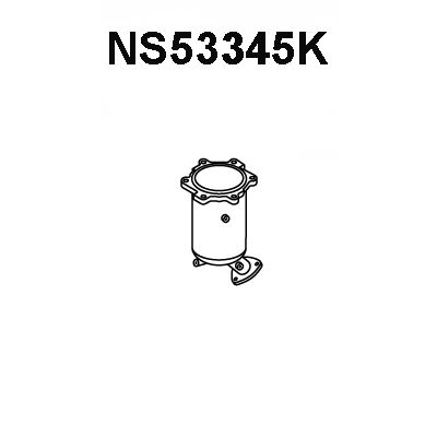 VENEPORTE katalizatoriaus keitiklis NS53345K