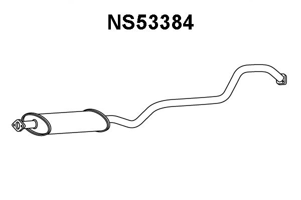 VENEPORTE Предглушитель выхлопных газов NS53384
