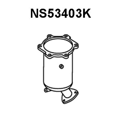 VENEPORTE katalizatoriaus keitiklis NS53403K