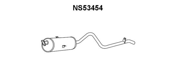 VENEPORTE Глушитель выхлопных газов конечный NS53454