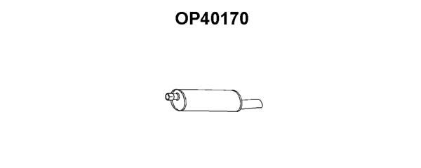VENEPORTE Глушитель выхлопных газов конечный OP40170