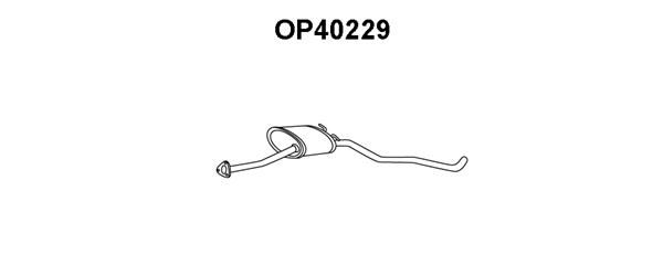 VENEPORTE Предглушитель выхлопных газов OP40229