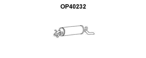 VENEPORTE Глушитель выхлопных газов конечный OP40232