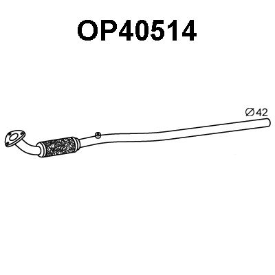 VENEPORTE Труба выхлопного газа OP40514