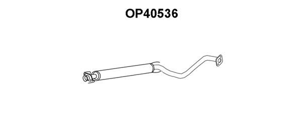 VENEPORTE Средний глушитель выхлопных газов OP40536