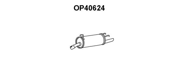 VENEPORTE Глушитель выхлопных газов конечный OP40624