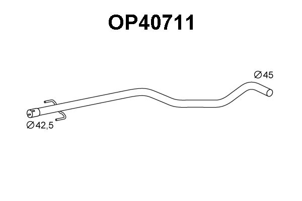 VENEPORTE Ремонтная трубка, катализатор OP40711
