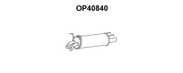VENEPORTE Глушитель выхлопных газов конечный OP40840