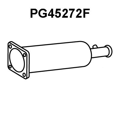 VENEPORTE Сажевый / частичный фильтр, система выхлопа ОГ PG45272F