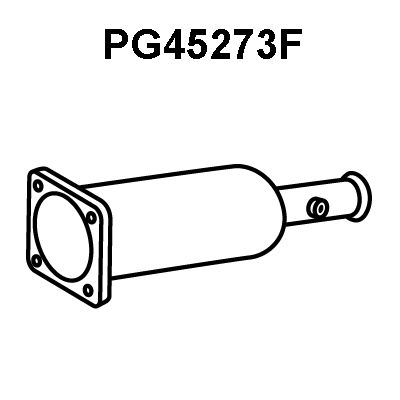 VENEPORTE Сажевый / частичный фильтр, система выхлопа ОГ PG45273F