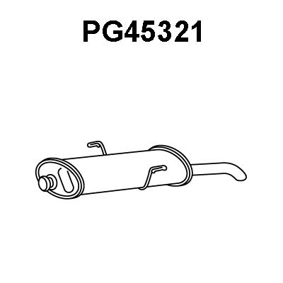 VENEPORTE Глушитель выхлопных газов конечный PG45321