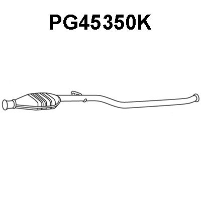 VENEPORTE katalizatoriaus keitiklis PG45350K